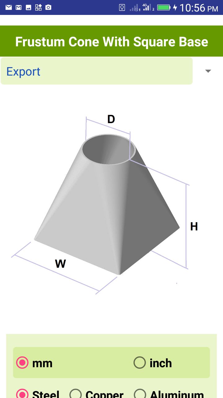 Cone + Calculator App on Amazon Appstore