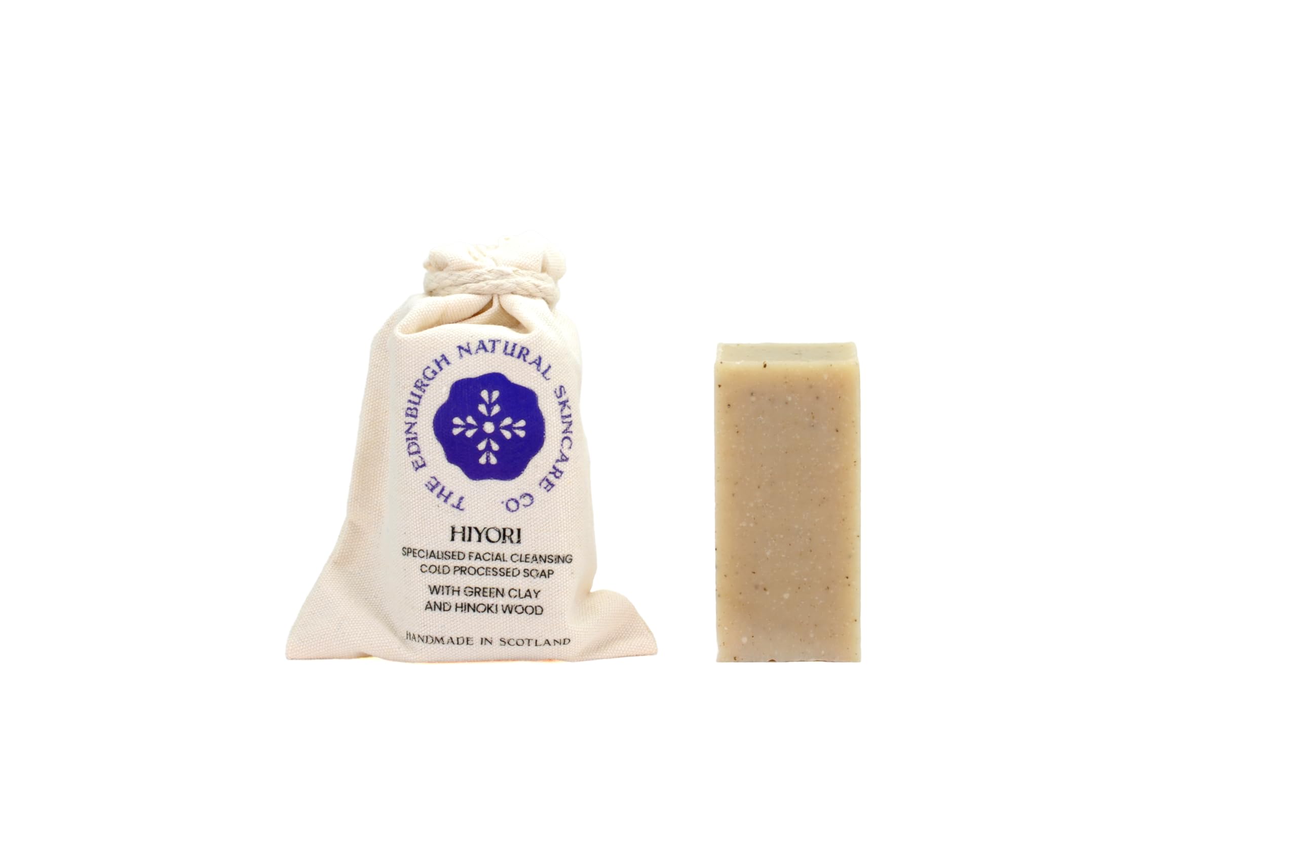 Hiyori Facial Cleansing Bar, Green, 9.09 g (Pack of 11)