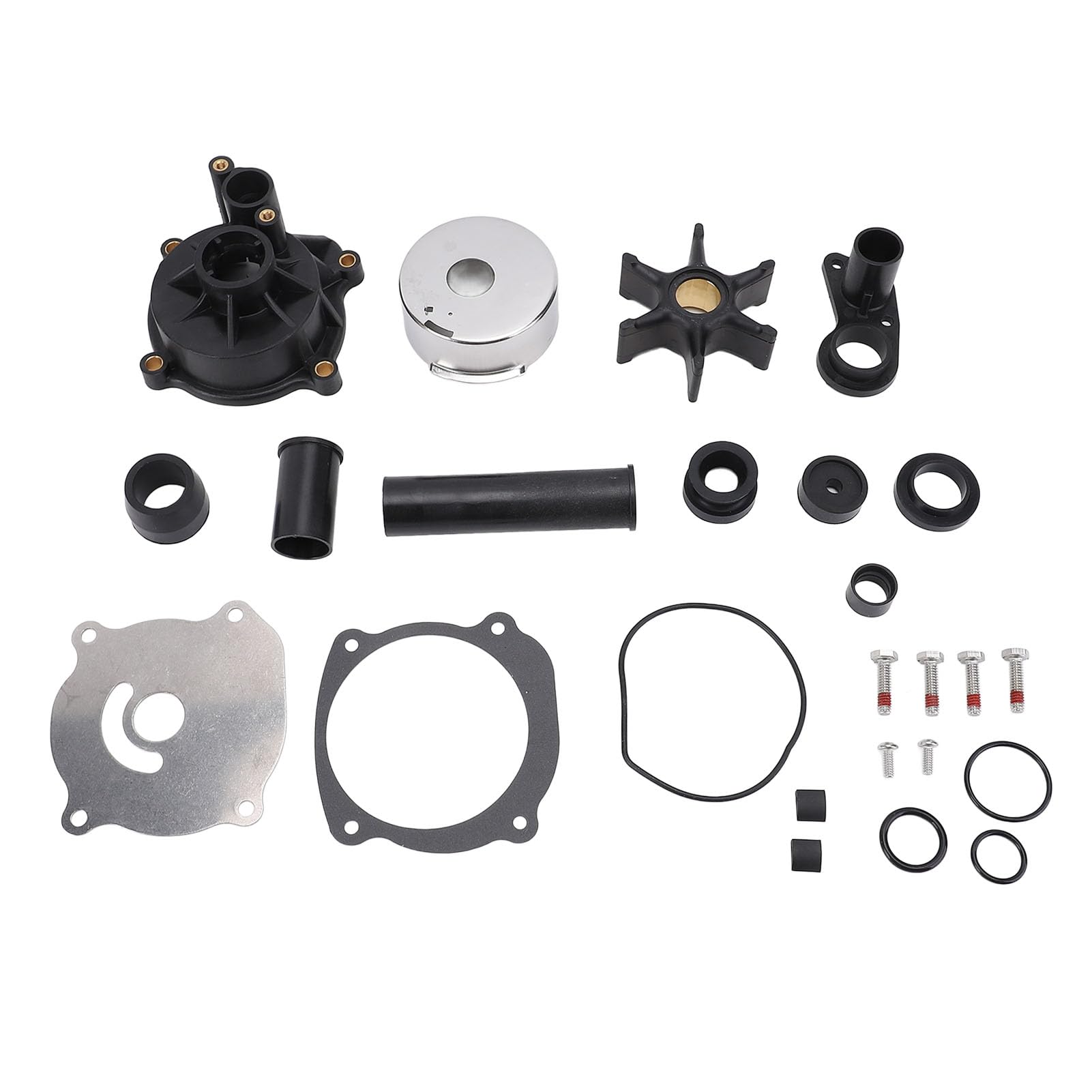 Jiawu Kit di Riparazione della Girante per Pompa Dell'acqua Efficiente 5001595 Sostituzione per Motore Fuoribordo 90-300 CV per Appassionati di Marine 1 Set