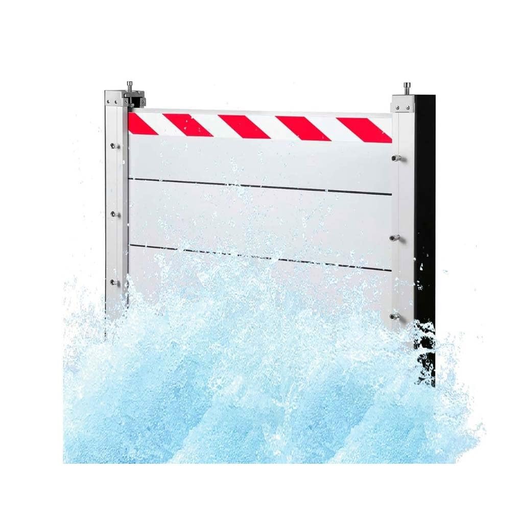 Système de batardeau anti-inondation pour protéger l'allée de garage
