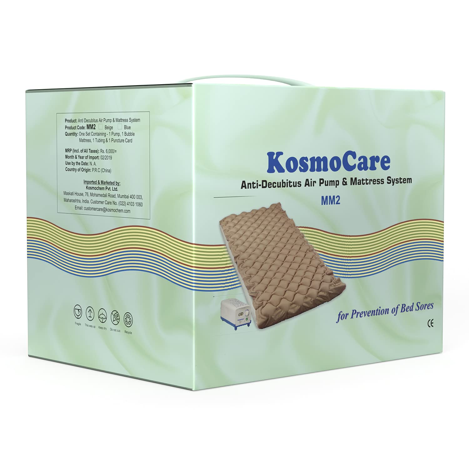Kosmocare anti -decubitus bubble air mattresses bed for patients MM2 | Anti -bedsore mattress pads, inflatable air beds for patients | Bed helps in prevention of wounds Kosmocare anti -decubitus bubble air mattresses bed for patients MM2 | Anti -bedsore mattress pads, inflatable air beds for patients | Bed helps in prevention of wounds