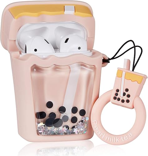 Miniatura 3 de Hairland - Funda de silicona para Airpod 21, funda protectora suave de dibujos animados a la moda, diseño lindo de los AirPods para niños y niñas,