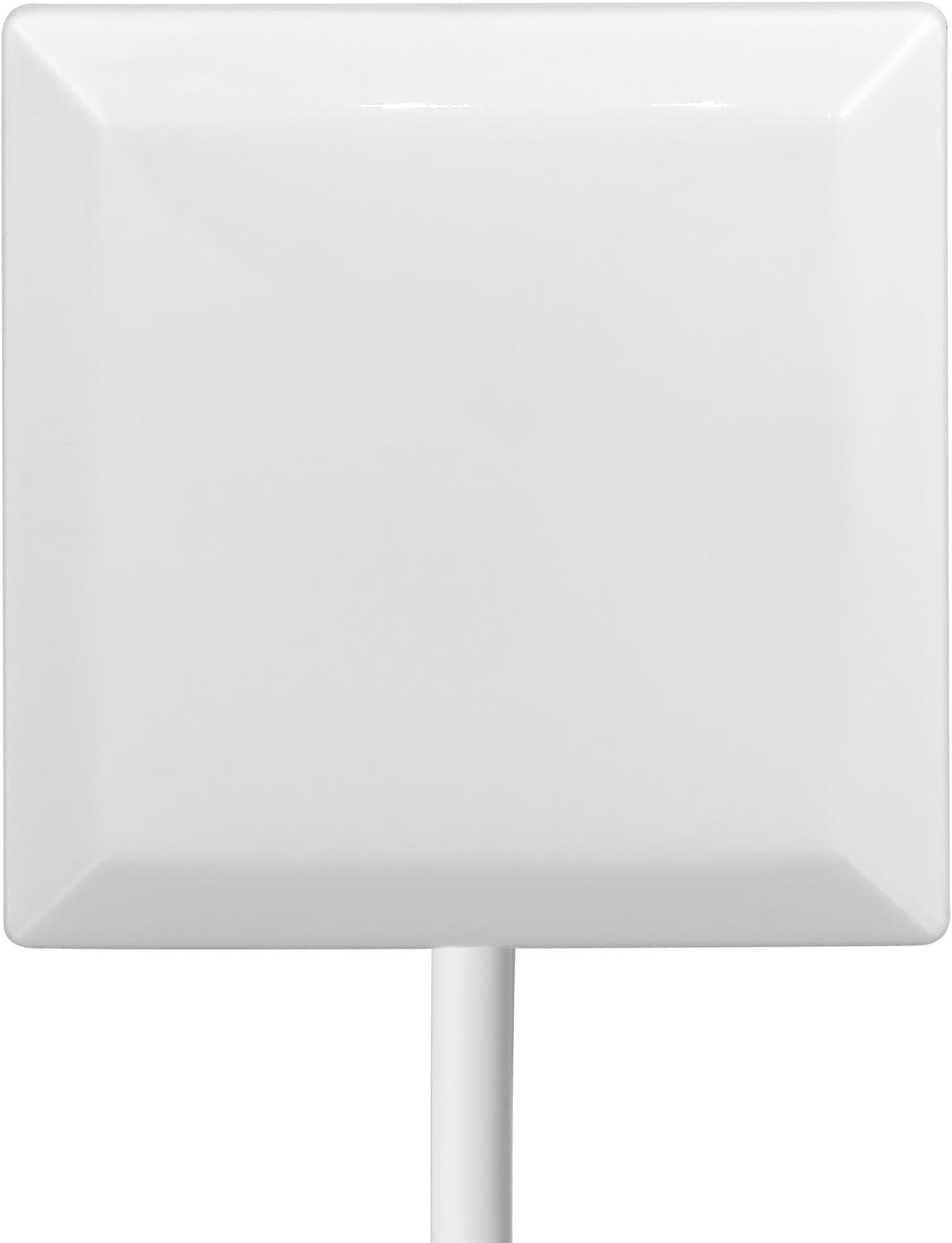 Clingless Curtain Keeper, Square White, Solves Billowing Shower Curtain Liner