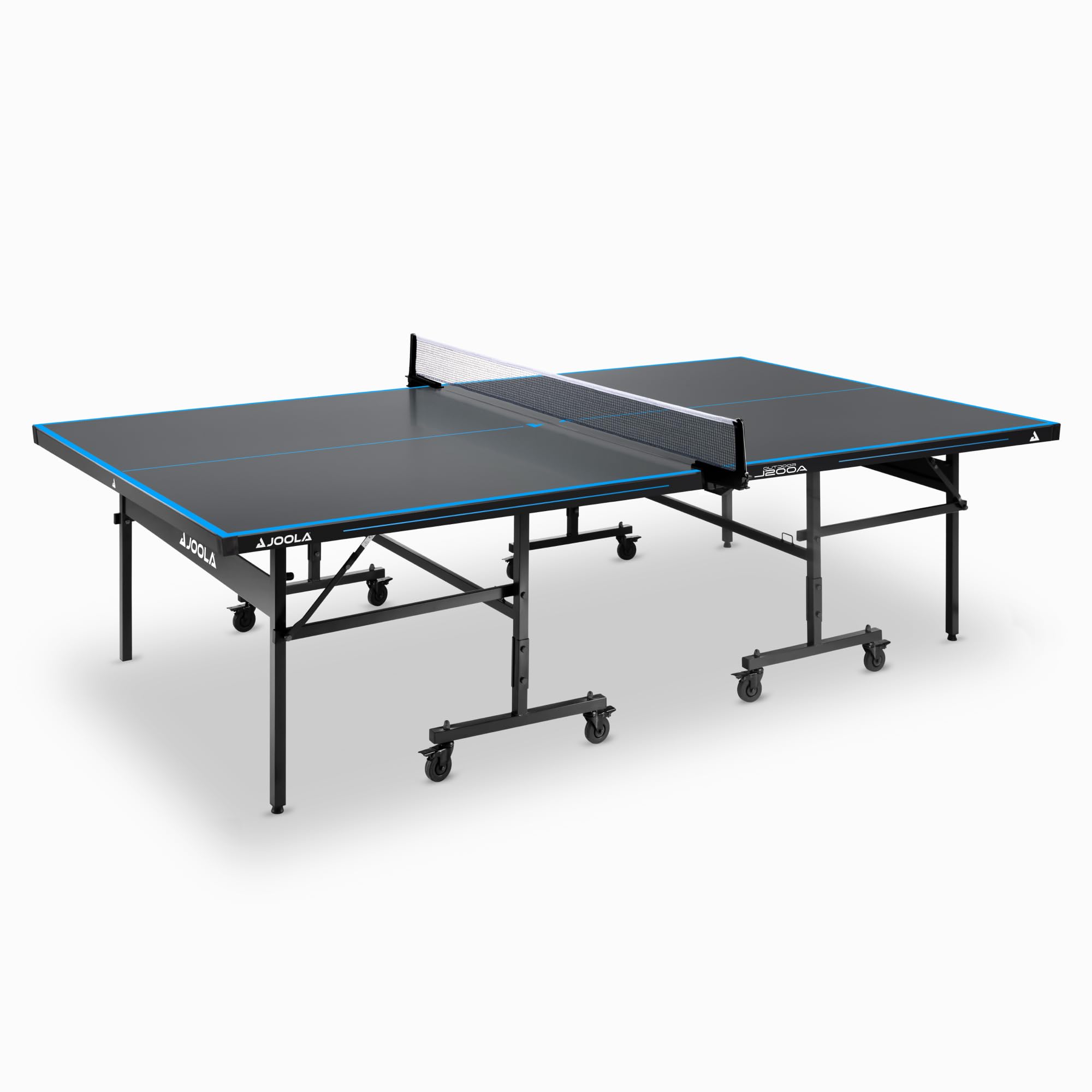 JOOLA Tavolo da ping pong professionale per esterni, 6 mm, superficie composita in alluminio, resistente alle intemperie, pieghevole, con rete inclusa