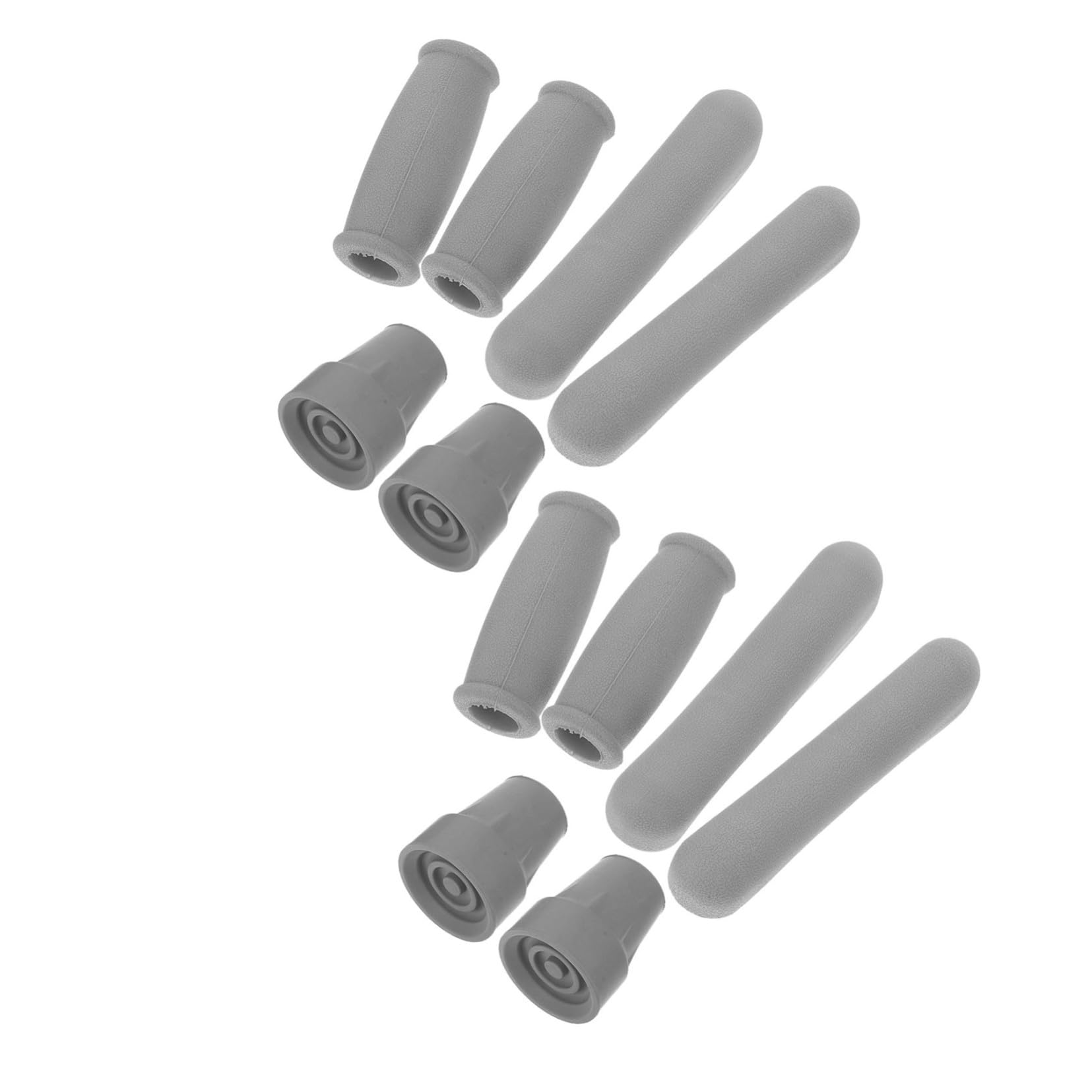 Beavorty 4 Set Di Punte Per Bastoni Da Passeggio Punte In Gomma Per Bastoni Da Passeggio Coperture Per Stampelle Tappi Inferiori Di Ricambio Per Stampelle
