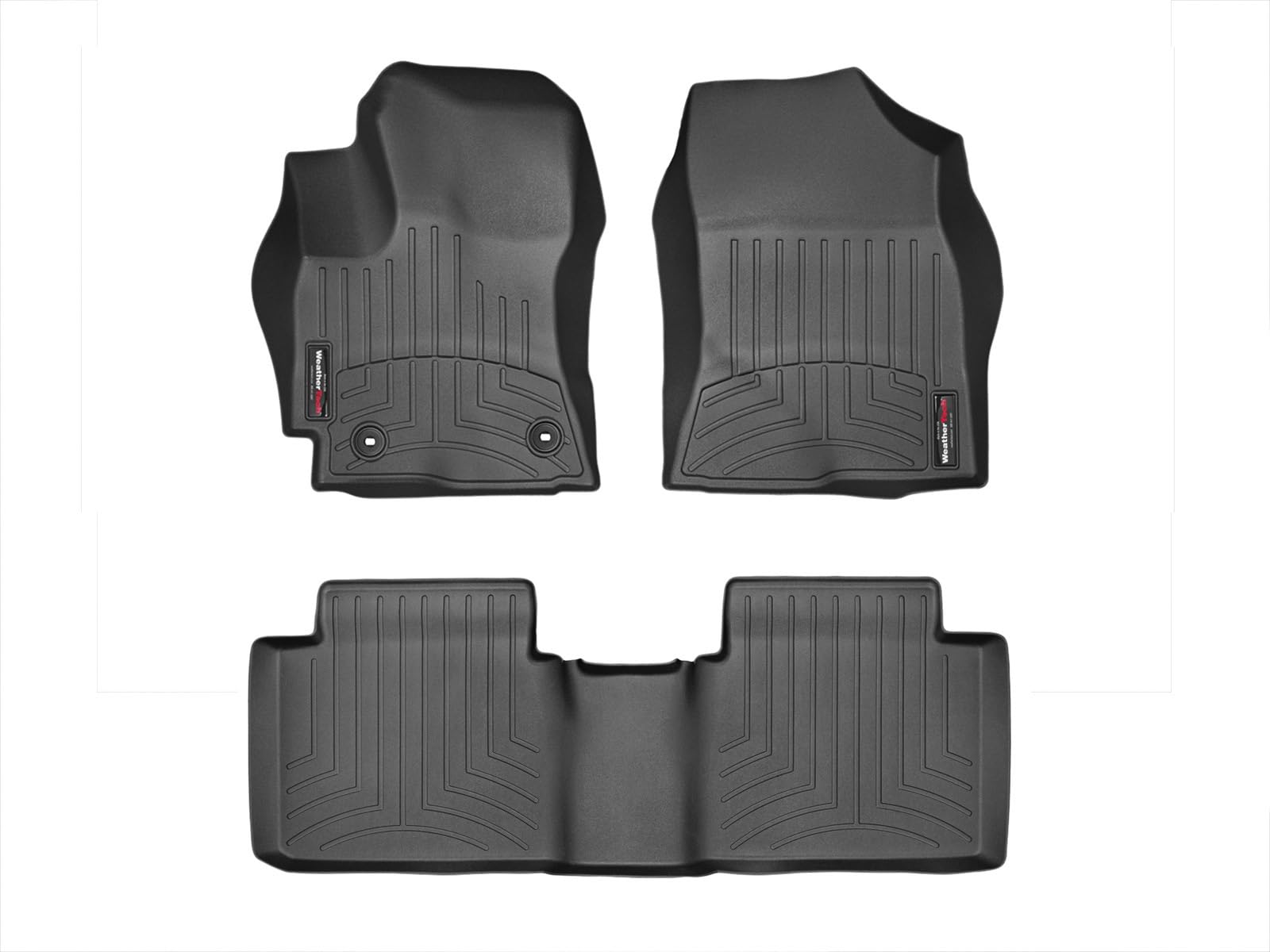 WeatherTech Custom Fit FloorLiners (44580-1-2) - Black
