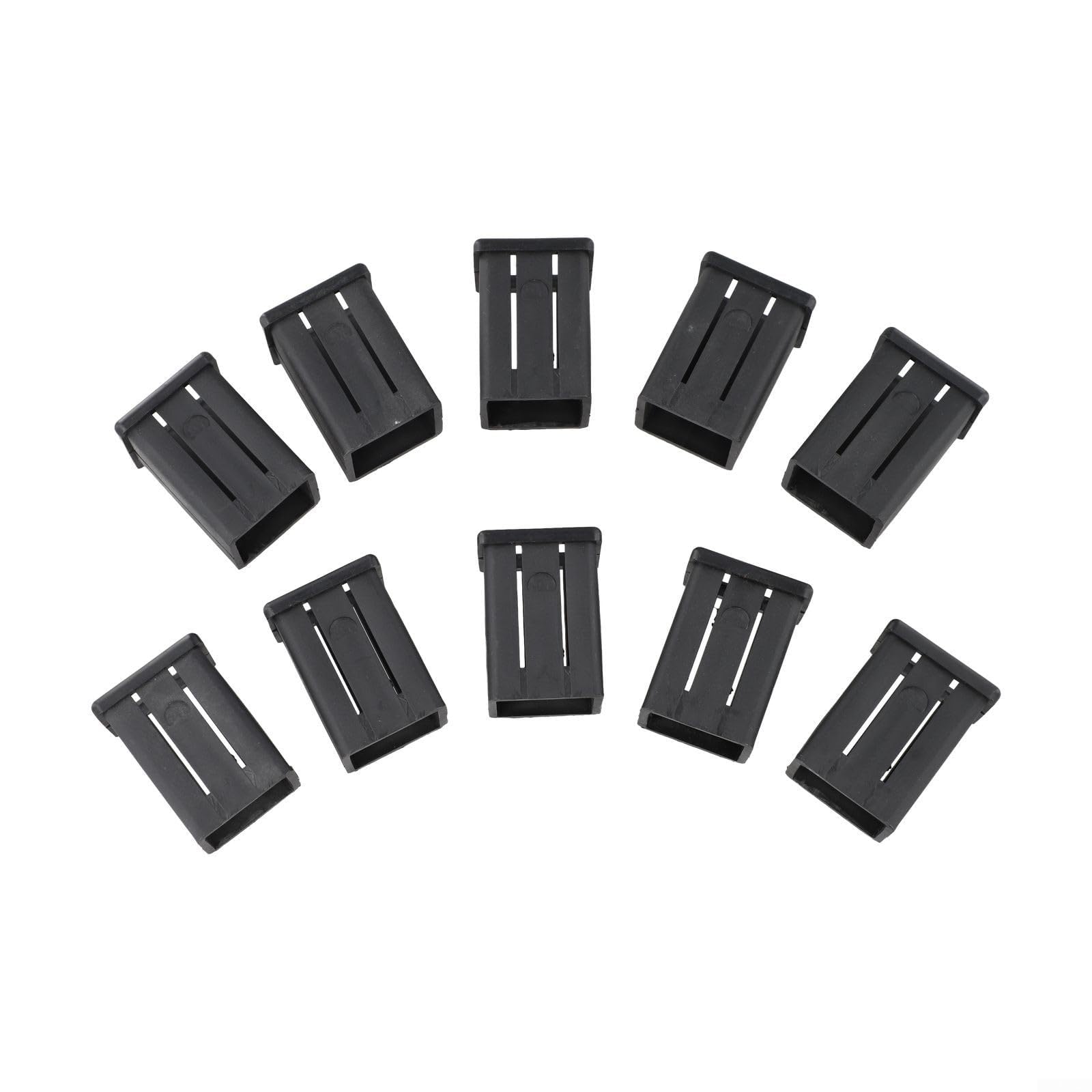 Paquete de 10 insertos cuadrados de tubo convertidor, adaptador interior de plástico reductor de 40 x 40 mm a 30 x 30 mm para tubos deslizantes de equipos de fitness, ajuste de altura a