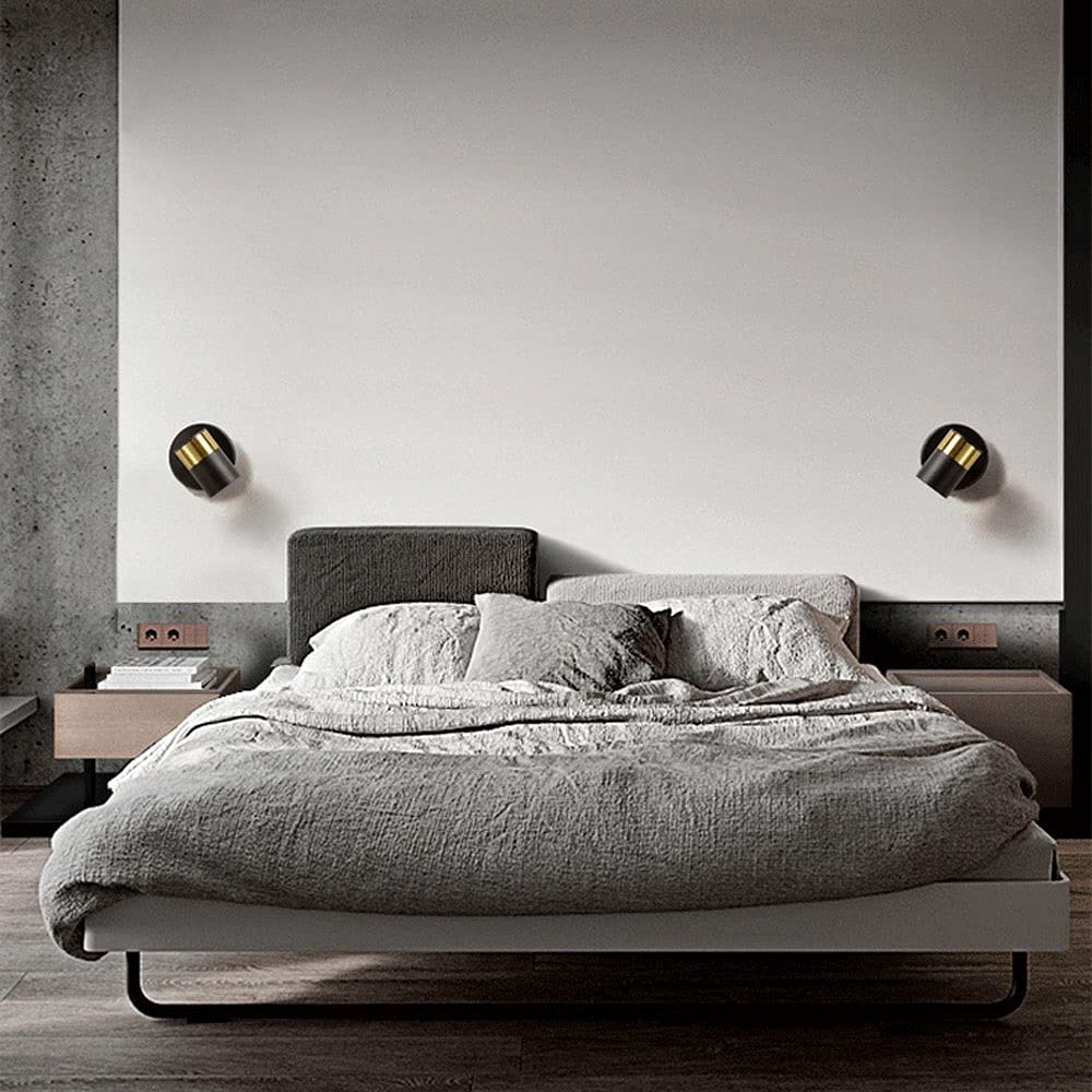 Wandleuchte Mauer Wandleuchte Metall Wandleuchte, Einstellbare Wandscheinwerfer, Hallenwand Schwenkboden Beleuchtung Vorrichtung Schlafzimmer Nacht Leselampen Für Schlafzimmerstudium Büro B