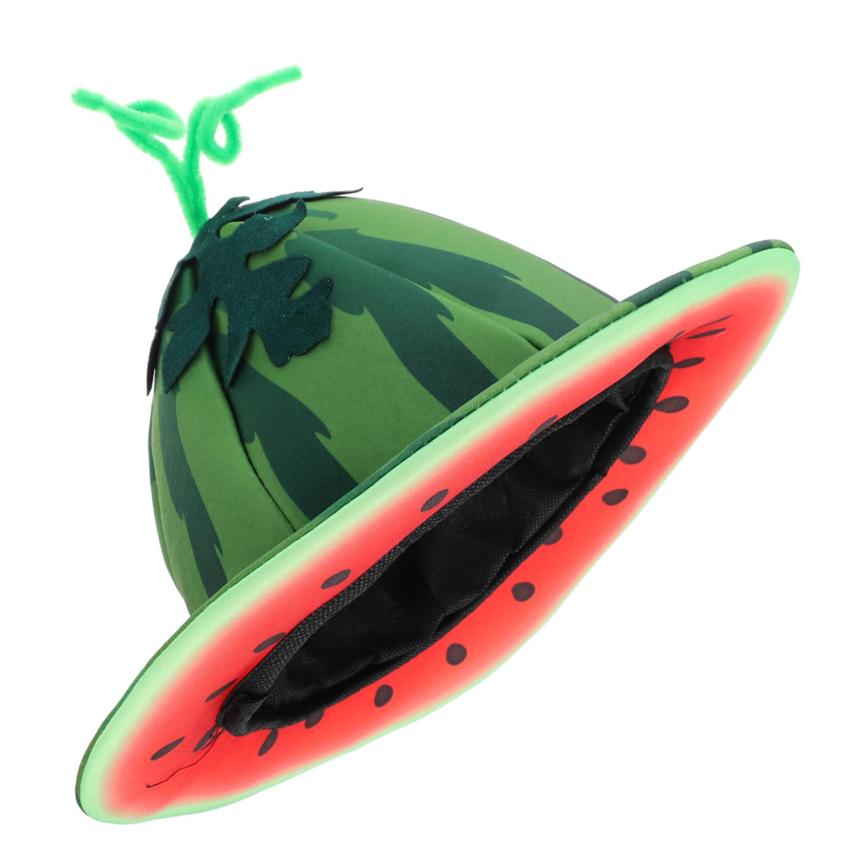 Novelty Watermelon Headpiece Lightweight Fruit Hat for Parties Durable and Easy to Wear Cosplay Accessory for Adults for Themed Events and Festivals