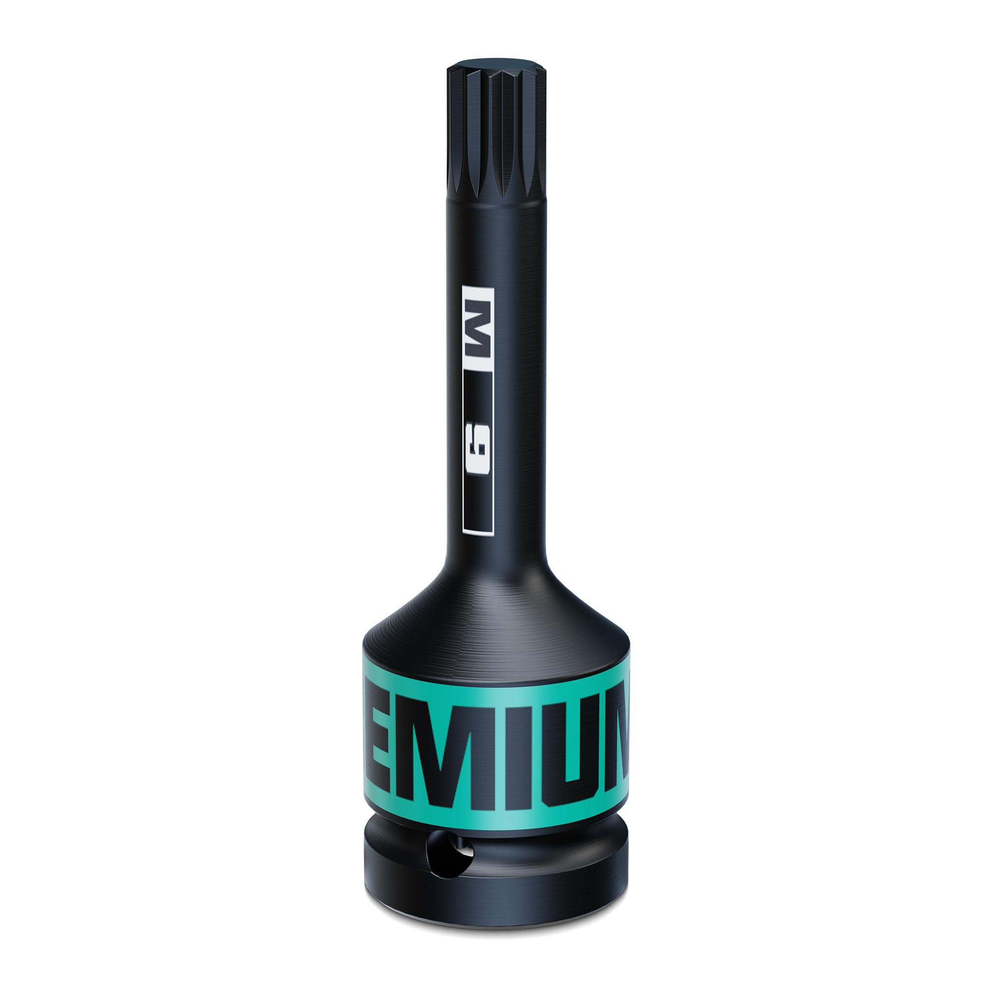 1/2" Drive M9 Impact XZN Bit Socket, Impact XZN Triple Square Bit Socket, Cr-Mo Steel, for Fastener Replacement — image 1