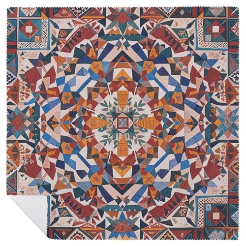 Servilletas de Tela Patchwork Moroccan 4 Piezas miniatura 6