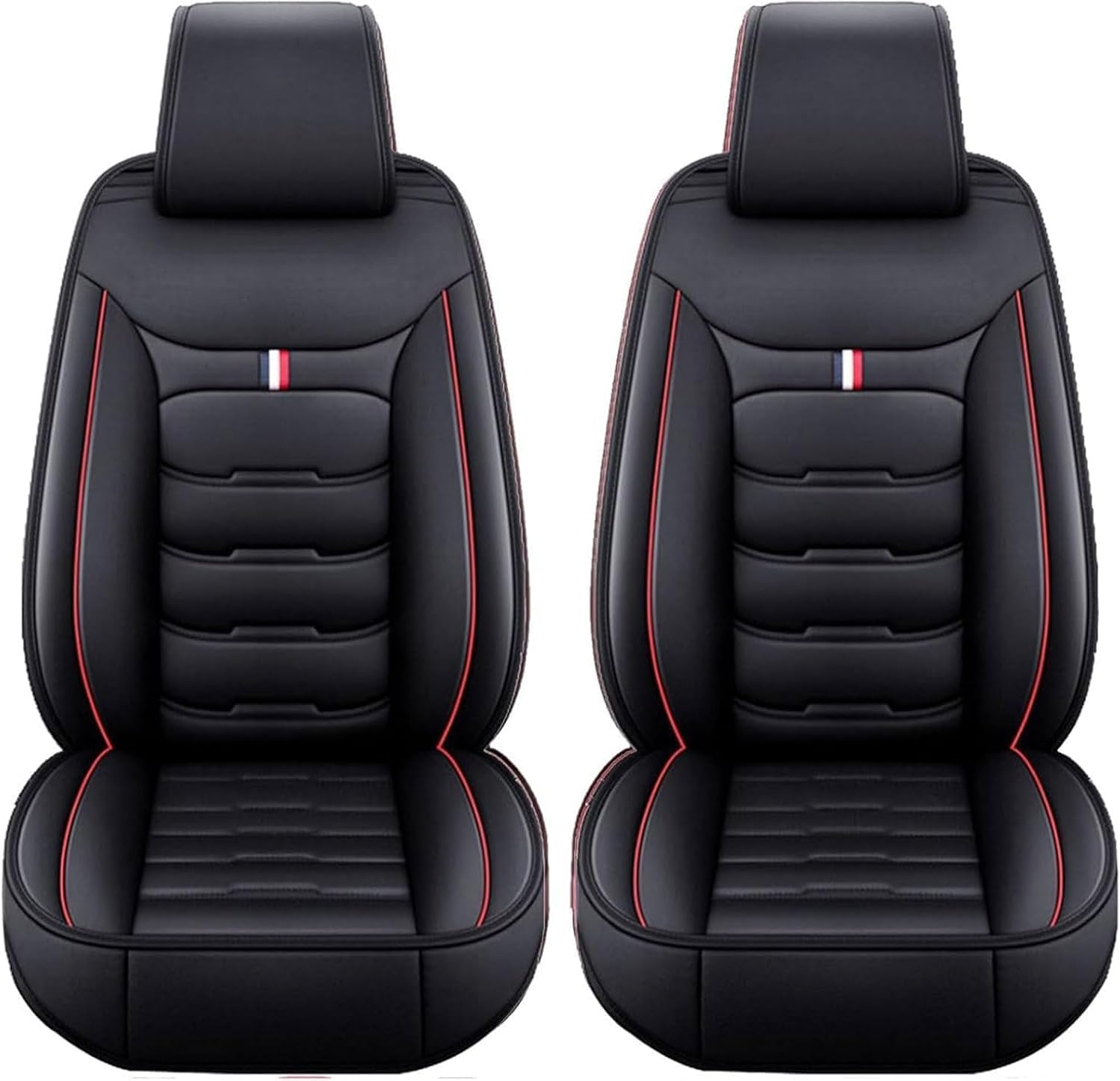 Lot de 2 Housses de Siège Avant de Voiture pour Skoda Kamiq/Kamiq Monte/Kamiq Monte Carlo, Imperméables Cuir Respirant Protection Siege Cuir Quatre Saisons,A