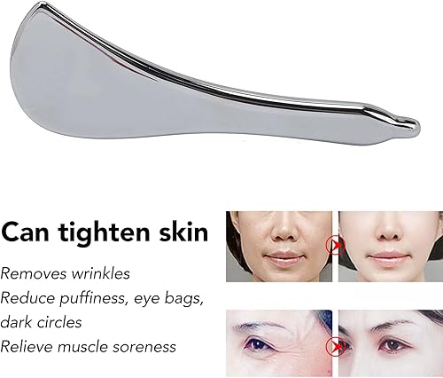 Miniatura 3 de ANGGREK Gua Sha Tool, Skin Massage Tool Gua Sha Facial Tools Facial Meridians Scrapping Hot Cold Compresses Terahertz Scraping Tool