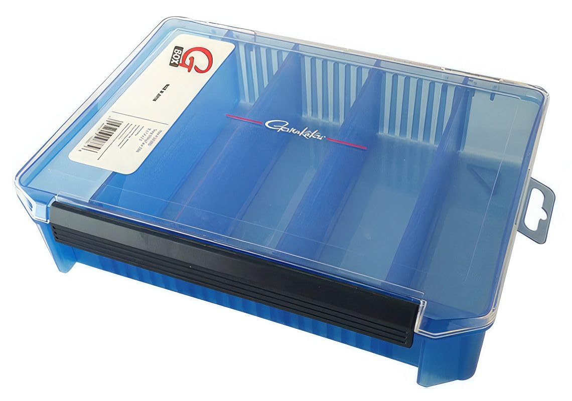 Gamakatsu G-Box Deep Utility Case 3500D Blue, Size: 10″ x 7.4″ x 2.4″