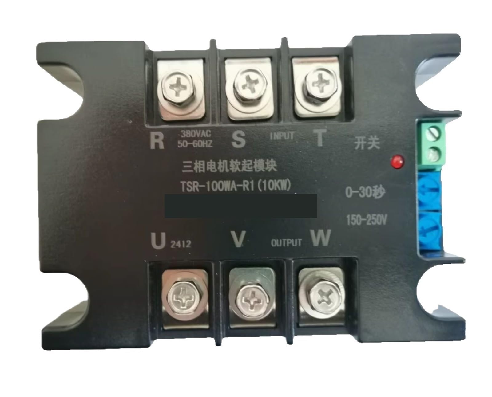 CJKXPZMH 1KW 2KW 4KW 6KW 8KW 10KW 20KW 22KW 380V 440V Motor Soft Starter Module Controller Three-phase Motor Slow Start(TSR-100WA-R1(10KW))