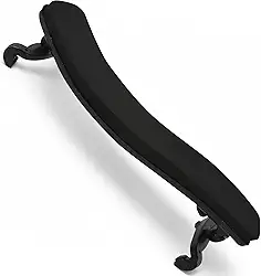 Zaidan’s Espaleira para Violino 3/4 e 4/4 Ajustável – Plástico Resistente com Pés Emborrachados, Almofada Macia, Regulagem de Altura e Largura – Preta