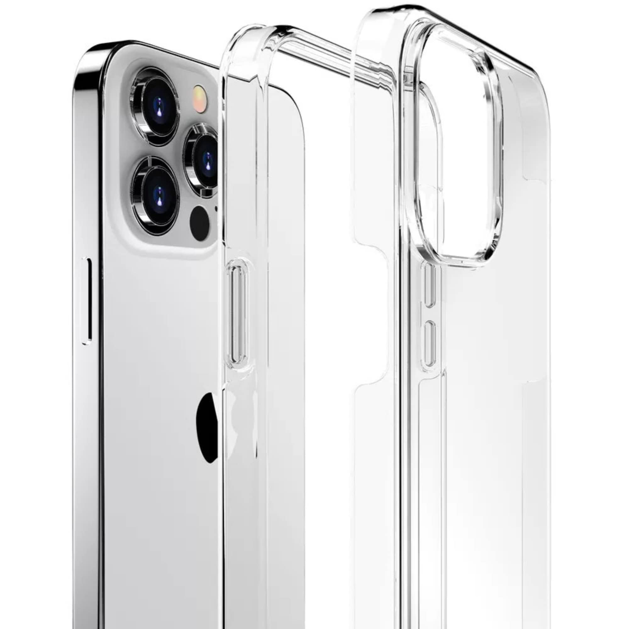 FAHI Clear Case for iPhone 14 max - Transparent Mobile Covers Rubber cases - Anti Yellowing, Shock Proof Protective Soft Edge Back Case (iPhone 14 Max)