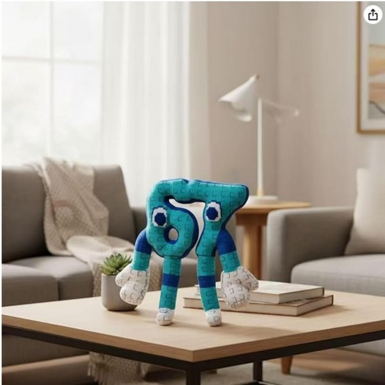 OUKEYI Steal a Brainrot Plush 67 Cushion Pillow,Stuffed Animals Pillow Doll Gifts for Fans Home Decor 10 inch Blue Style - Image 3