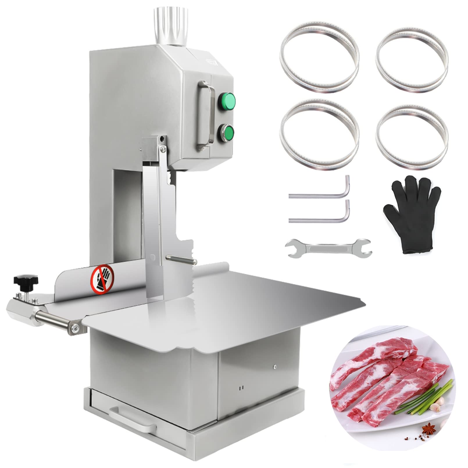 850W Commercial Meat Saw Bone Cutter 19 