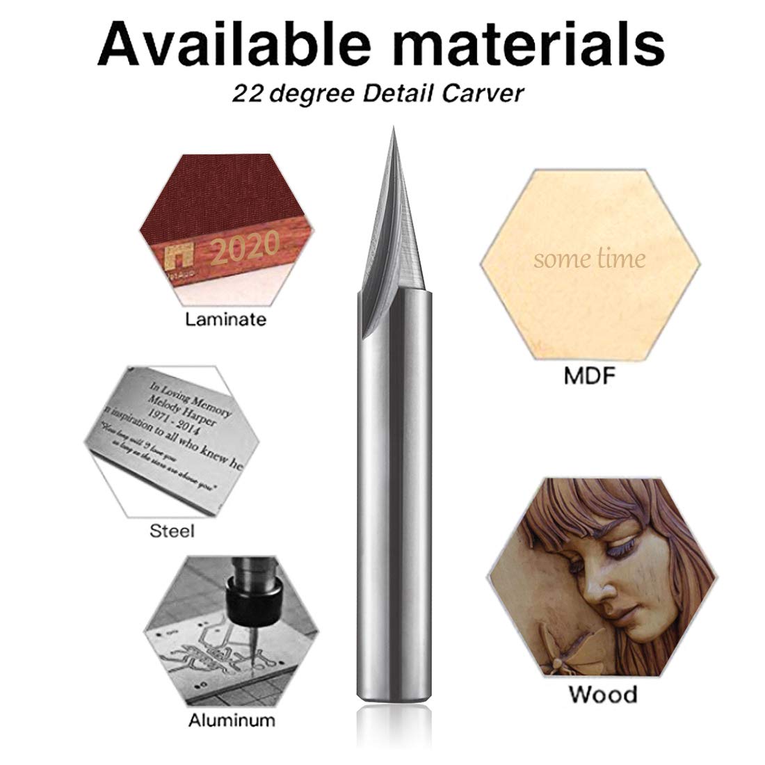 ハンドメイドv Engraving V Router Bit FirmAlloy Woodworking Carving Milling