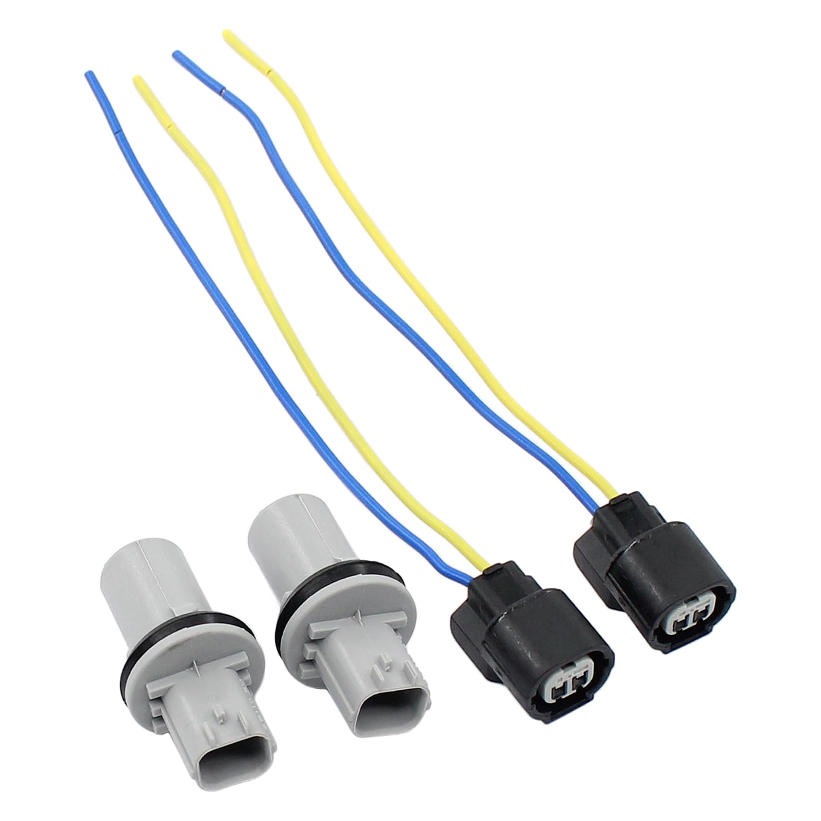 Roneeson 2Pcs Turn Signal Light Bulb Socket with Connector Harness for Acura RLX 14-17, TL 09-14, RL 09-12, TSX 06-08, Honda Fit 09-14, Accord 08-12,