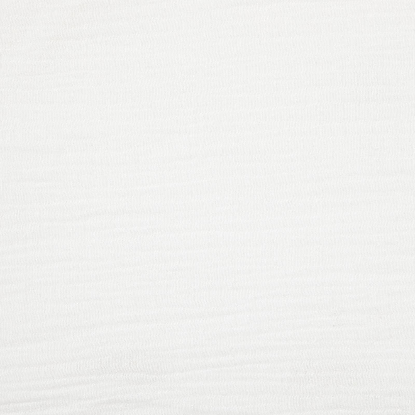 IDIMEX Rideau de lit LIAN en Mousseline 100% Coton 125 x 390 cm, pour Lits cabanes Enfants, Tissu léger et Doux, Blanc