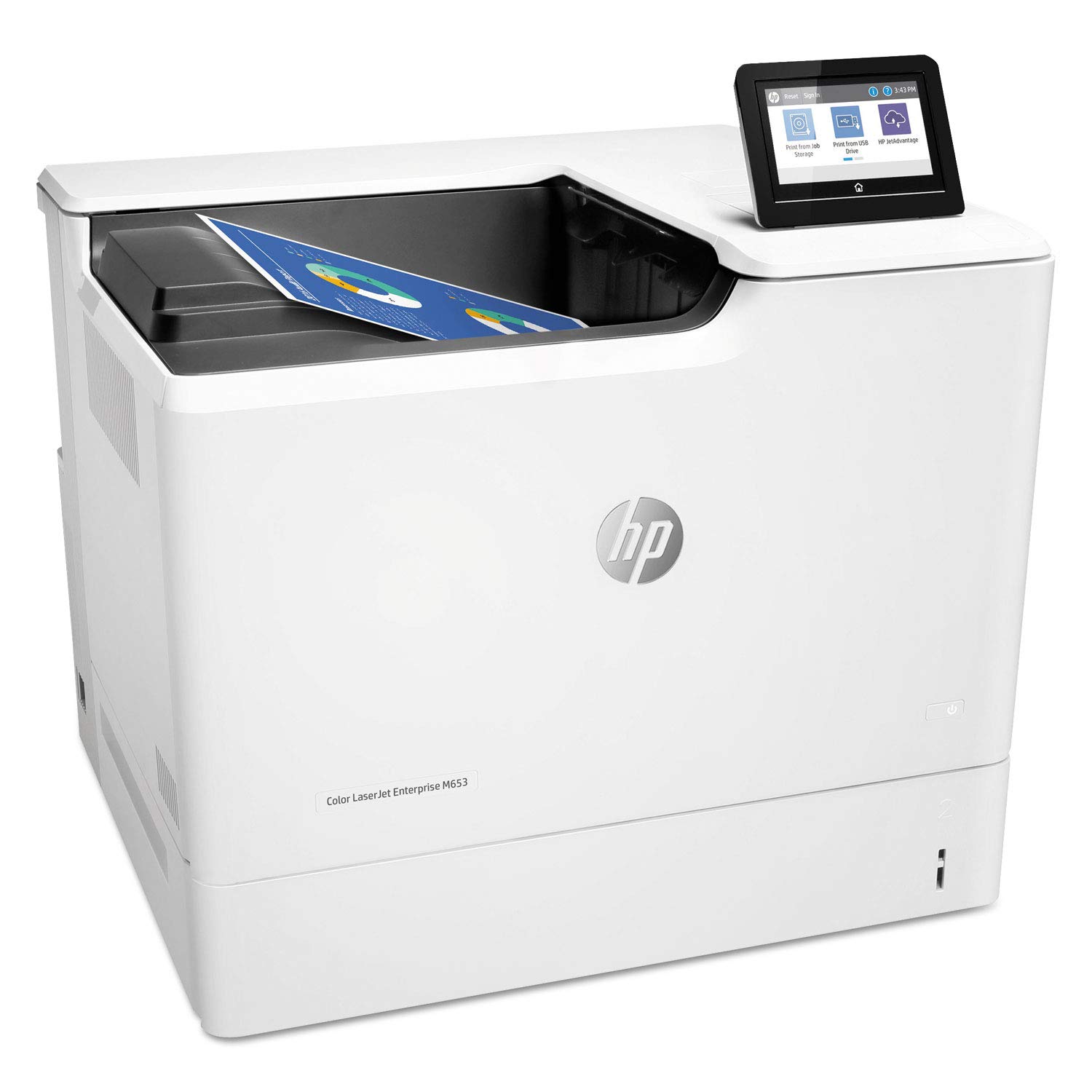 Amazon.com: HP Color LaserJet Enterprise M653dn Printer with