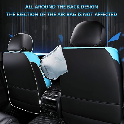 Miniatura 4 de Funda de asiento de auto de 7 asientos para Jeep Grand Wagoneer 2022-2023, funda de asiento duradera, resistente al desgaste, impermeable,