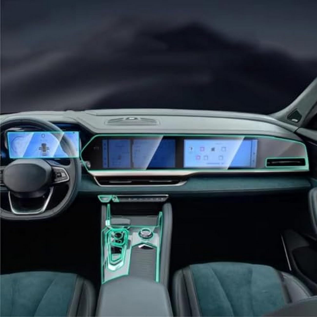 Protector de salpicadero Geely Monjaro para evitar arañazos en consola central