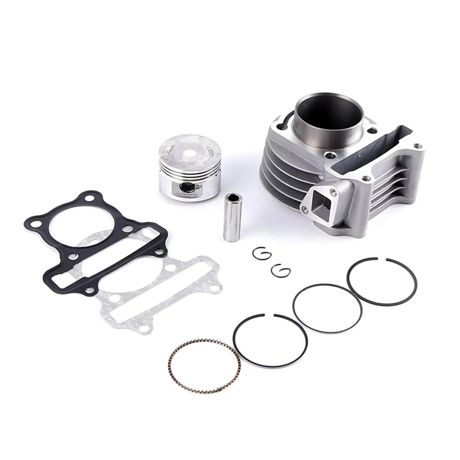 Kit Pistone Per ATV 139QMB 139QMA Motore Per GY6 50cc 80cc 100cc 47mm 50mm Cilindro Pistone Anelli Assy 4 Tempi Scooter Ciclomotore Cilindro(60CC 44mm)