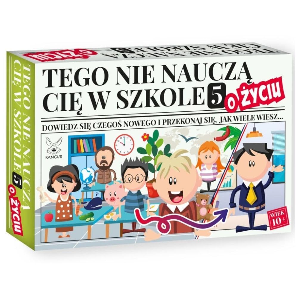 Tego Nie Nauczą Cię W Szkole 5 O Życiu Polska Gra Towarzyska Polish Board Game Po Polsku