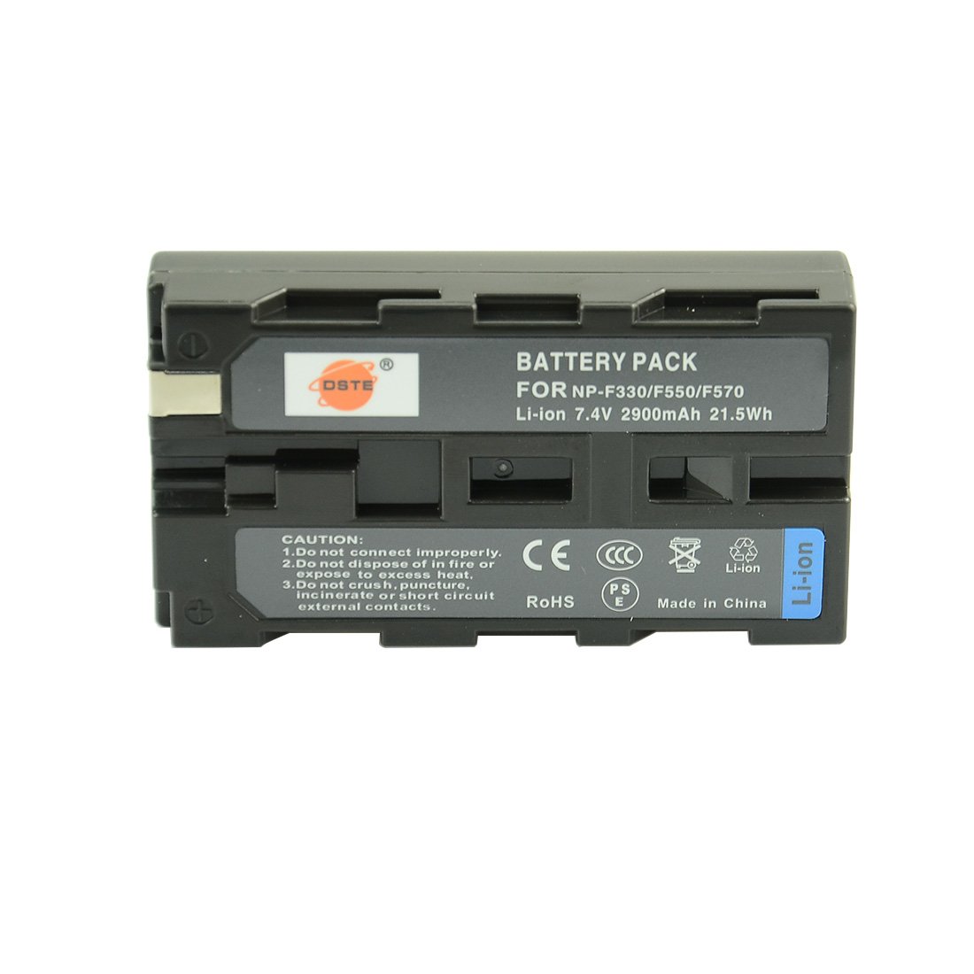 DSTE® NP-F550 Rechargeable Li-ion Battery for Sony NP-F550, NP-F330, NP-F530, NP-F570