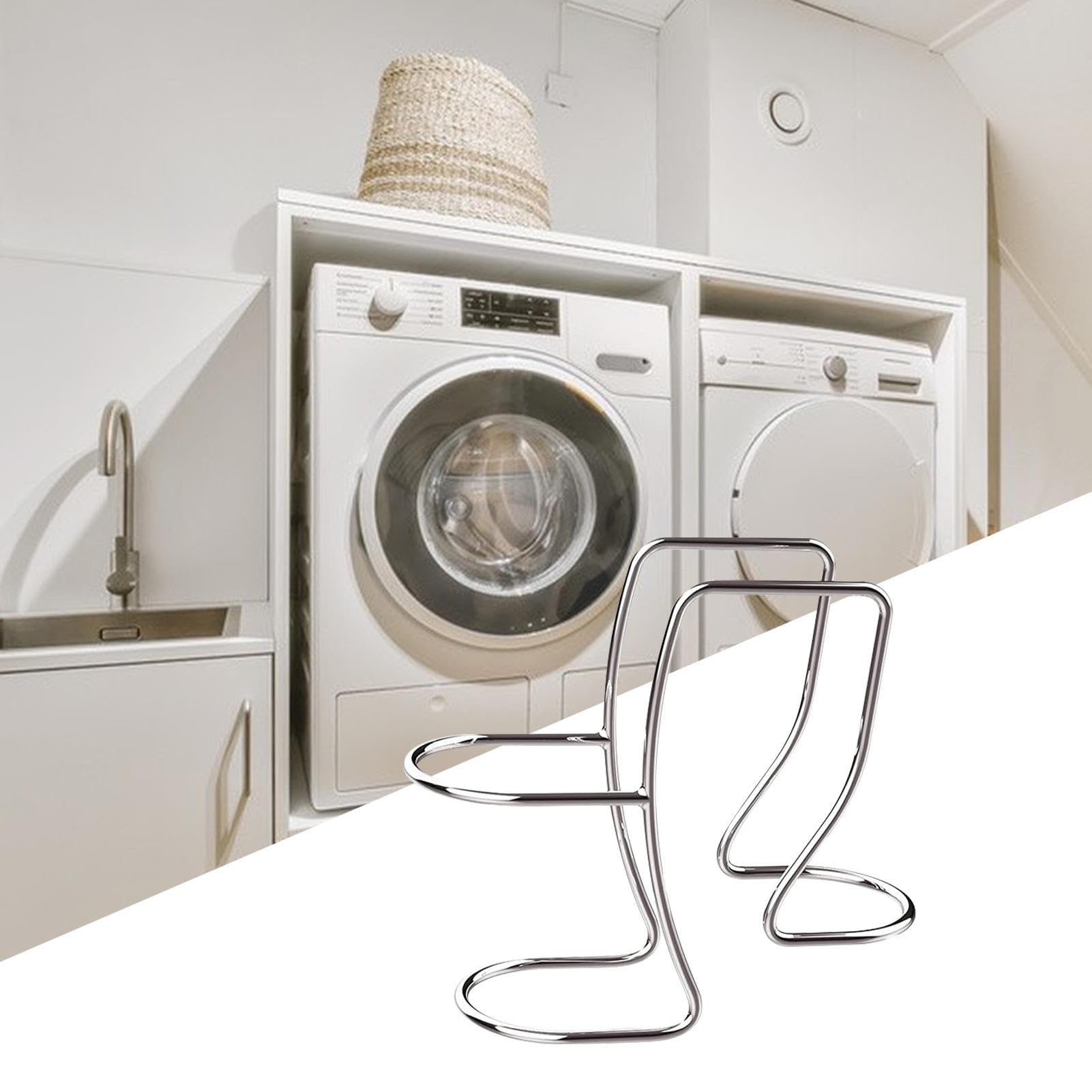 Keptfeet 2 Gancio per Tubo di Scarico Lavatrice,Supporto per Tubo di Scarico Lavatrice a Forma di U | Adattatore Universale per Gancio per Tubo di Scarico della Lavatrice per Tubi di Scarico