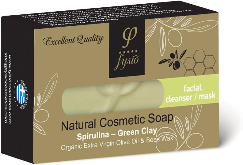 Olive Oil Soap Bar For Face - Facial Cleanser 100gr (Pack Of 4)
