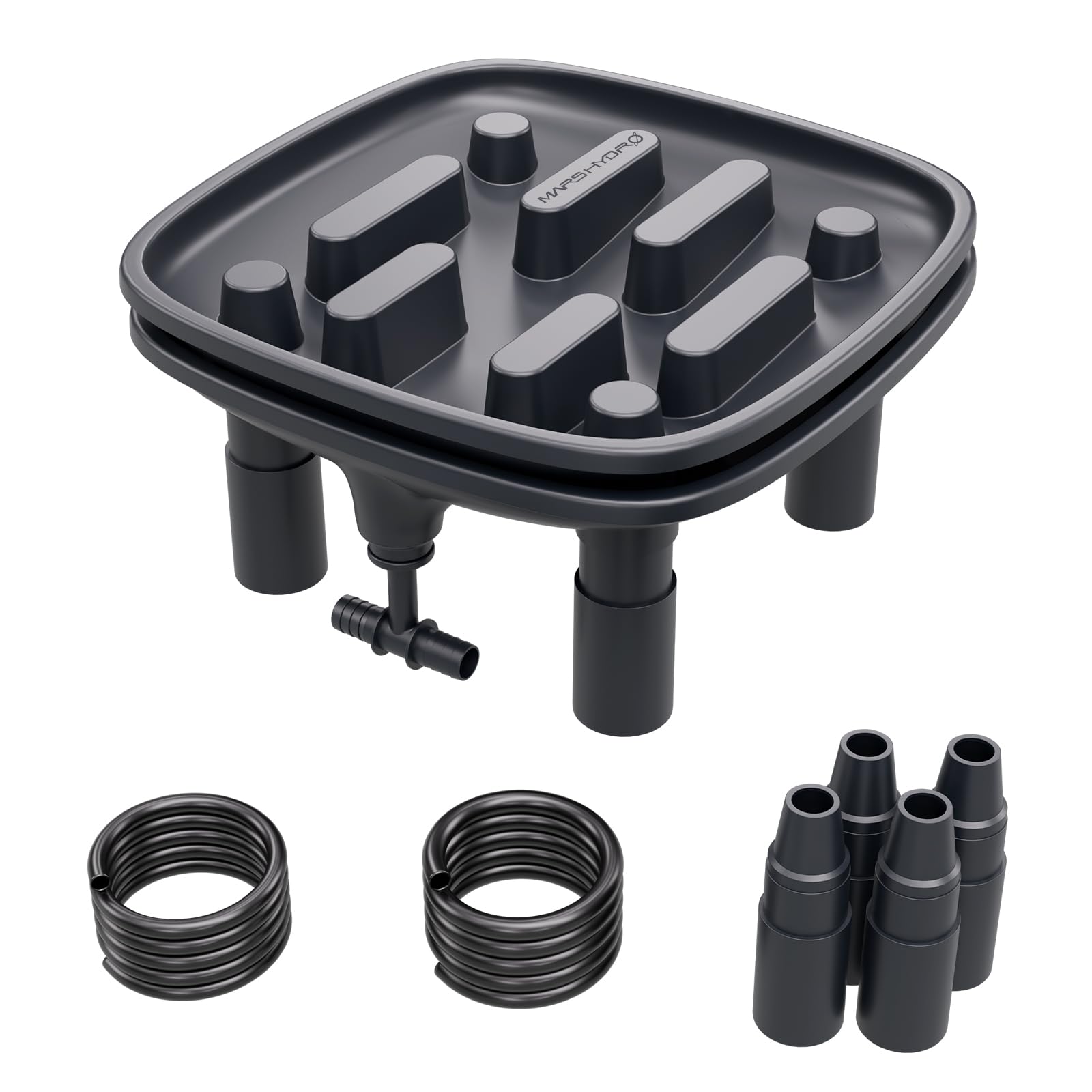 MARS HYDRO - Set of 2 drainage trays with 1.2m drainage tube for tents and patio plants