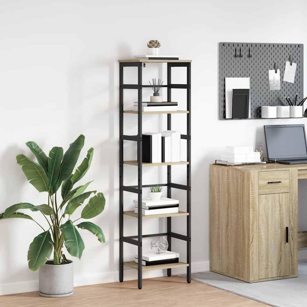 Libreria a 4 livelli, 40 x 29,5 x 149 cm