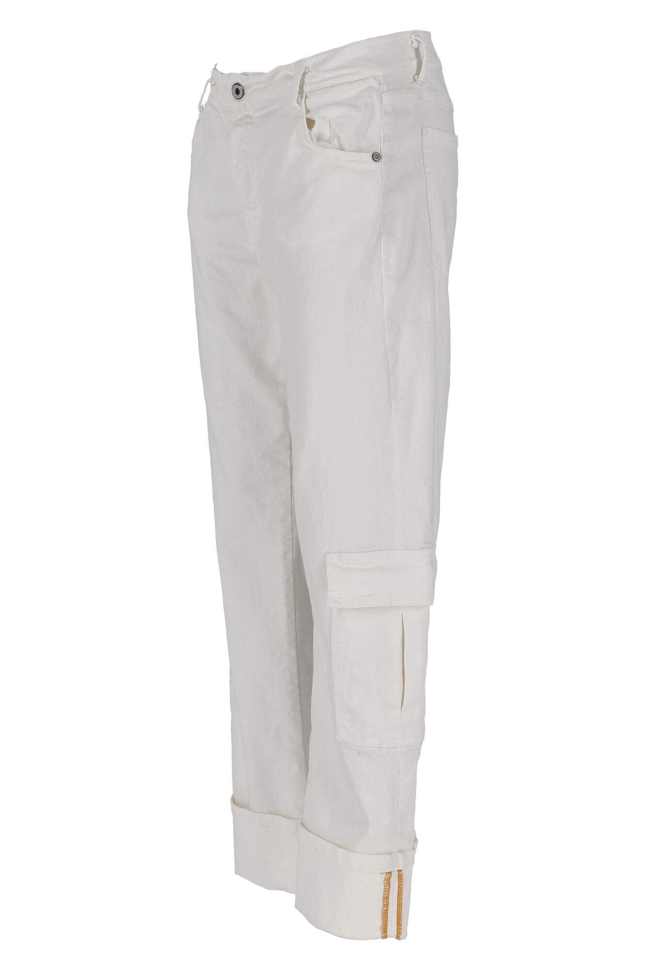 Please Jeans Bianco P2TSHO2N3N