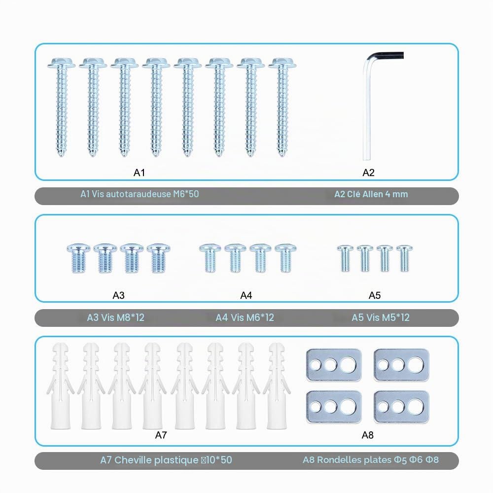 unho Support TV Mural Angle, Support TV Mural Fixe pour Écrans LED LCD Plasma 32-65 Pouces (45 Pouces au Coin), Meuble TV Support Mural Angle, Rotatif et Inclinable ±15° - Charge 35kg VESA 400x600mm