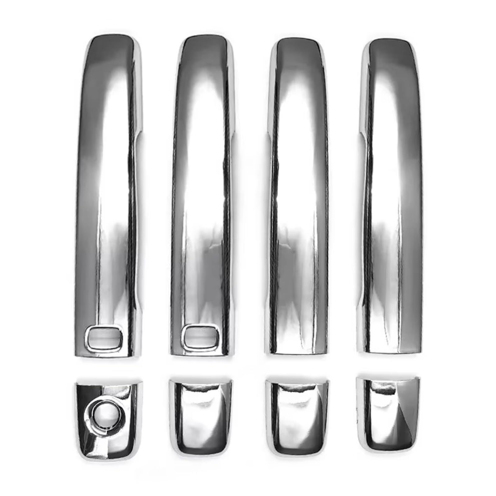 Dspolimv One Color Outer Door Handle Cap Compatible With Infiniti For G25 G35 G37 Sedan 2009 2010 2011 2012 2013 Car Side For Smart Door Handle Cover Trim Set Bright Silver Abs