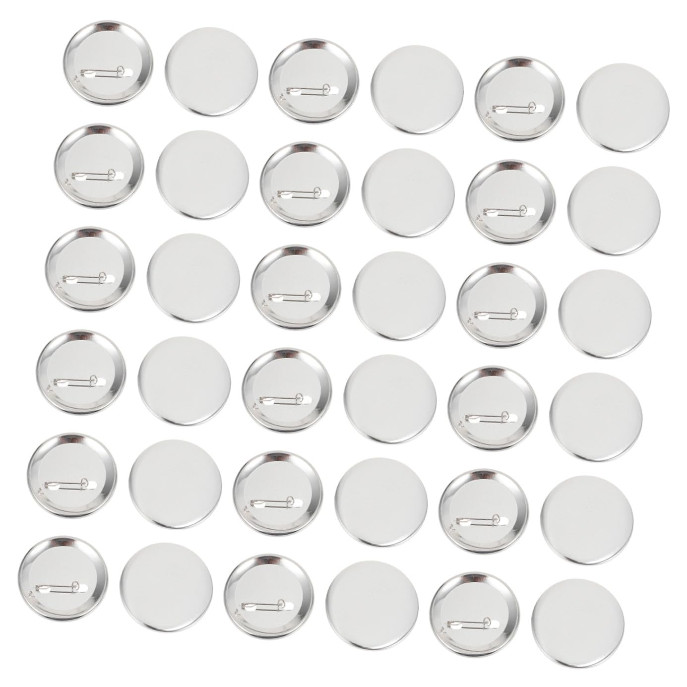 Alipis 100 Satz Blanko Anstecknadeln 58mm Kunststoff Selbstgemacht Abzeichen Handgefertigtes Abzeichen Zubehör Für Fans Basteln Schulprojekte Hochzeit