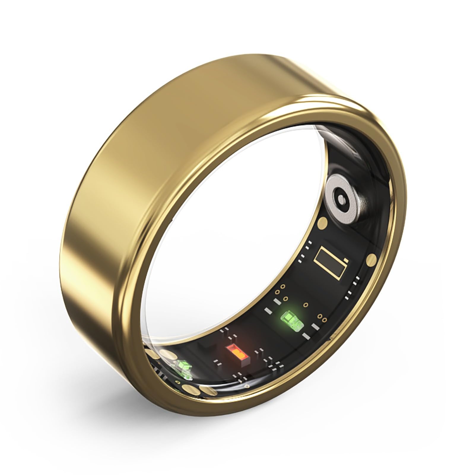 Anello fitness tracker Bluetooth con monitoraggio della frequenza cardiaca, monitoraggio del sonno, conteggio delle calorie, impermeabile IPX8, per uomini e donne