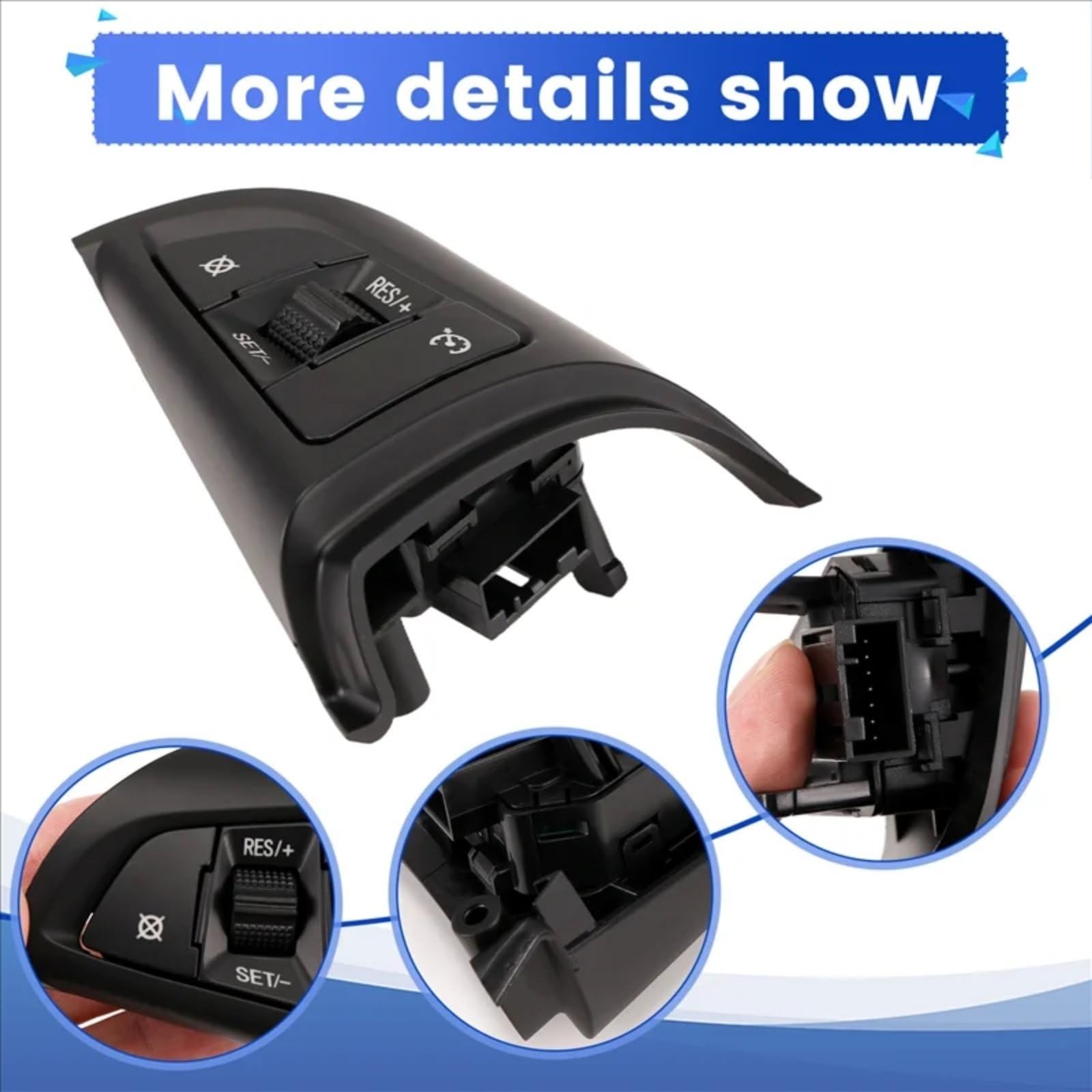 Botones De Volante Compatible Con Chevrolet Para Cruze 2009 2010 2011 2012 2013 2014 Volante Automóvil Botón Multifunción Izquierdo Interruptor Control Crucero Velocidad 96892140