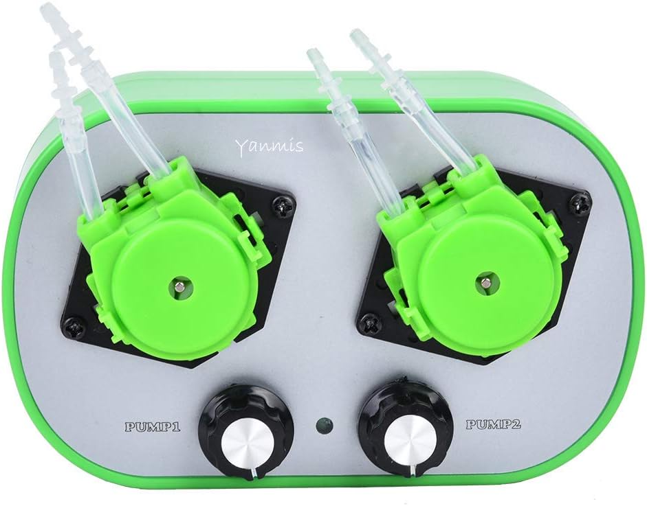 High Peristaltic Pump, 100-240V, Double Rotating Knob, Double Pump Heads, Intelligent Design, 19-120ml/min