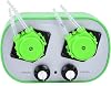 Modern High Peristaltic Pump, 100-240V, 4-18ml/min*2, Green, Plastic, Industrial-Peristaltic-Metering-Pumps, Peristaltic Pump