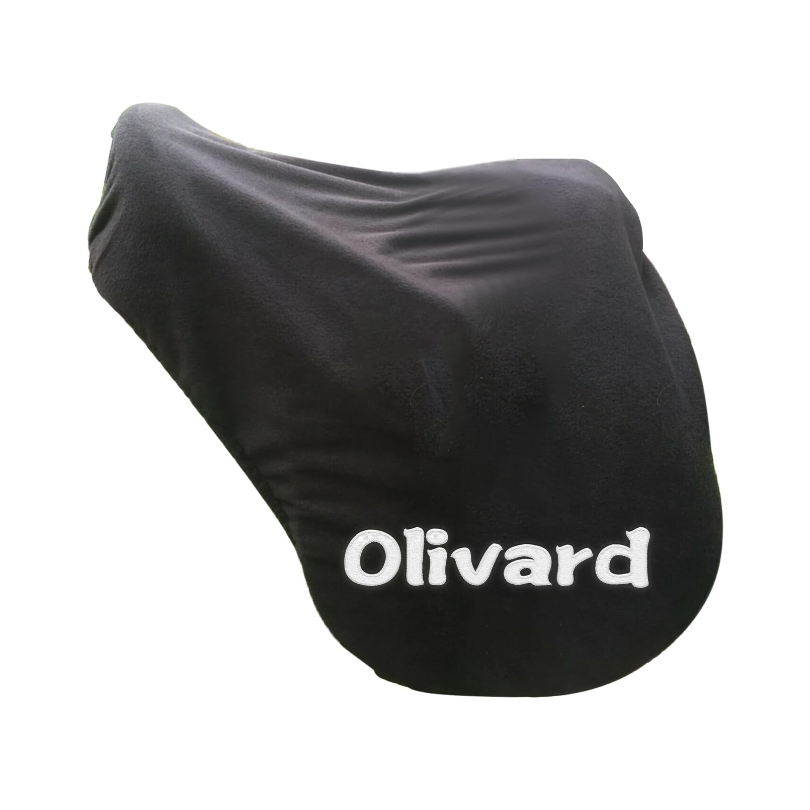Dinikally Personalized Embroidered Saddle Cover - Elastic Fleece, Customizable, Secure Girth Loops