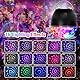 ENONEO LED Discokugel 16 Farben 360° Musik Activated Discokugel LED Disco Party Licht Musikgesteuert DJ Party Ball Lichter Kinder Party Lampe Sprachsteuerte Discolicht Partylicht mit Fernbedienung[A+]