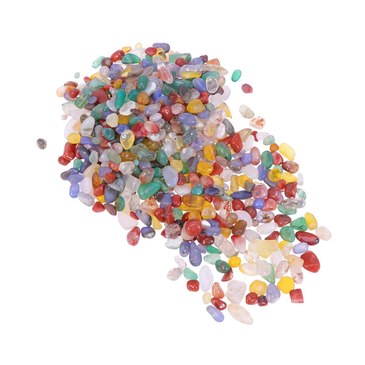 DOITOOL Sassi di Cristallo Naturali da 500g per Giardino e Acquari, Pietre Decorative Multifunzionali in Cristallo per Uso Interno ed Esterno
