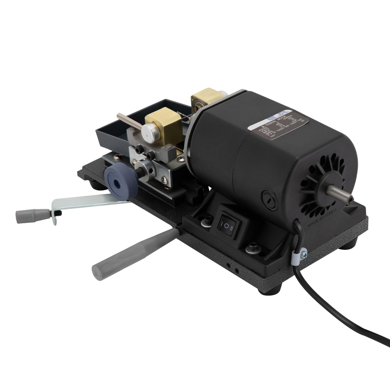 Taladro de perlas para joyas, 480 W, con pedal y caja de herramientas, 500 – 15000 rpm, juego de taladros DIY
