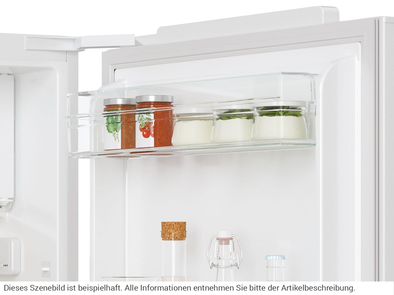 Candy CRU 164 NE/N Réfrigérateur encastrable - Table top, 1 porte, 111L, Congélateur intégré, Classe F