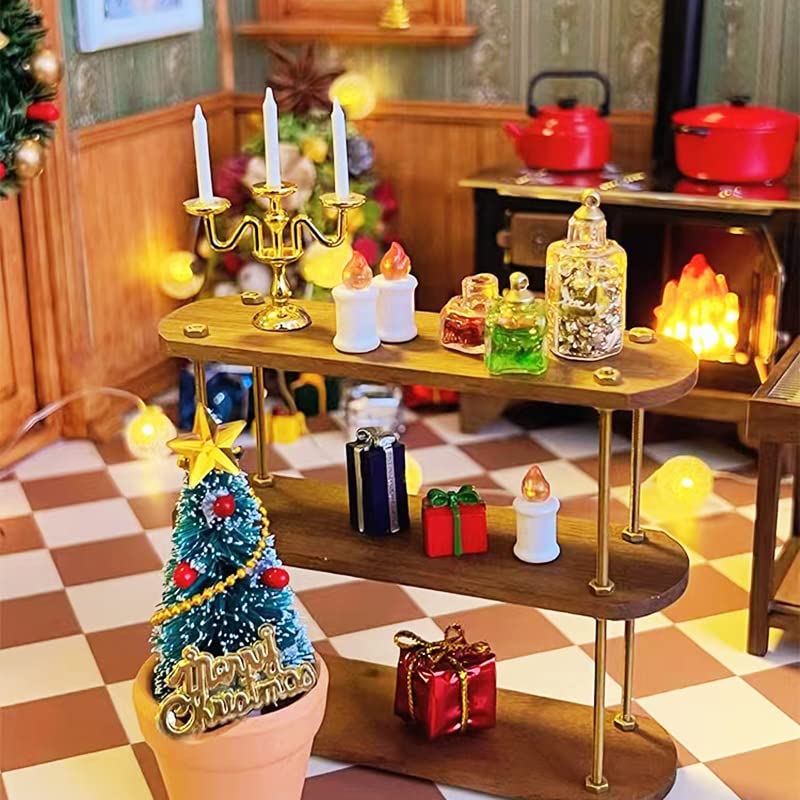 Amazon.co.jp: Hiawbon ミニチュアクリスマスツリー粘土鉢 4個 3インチ